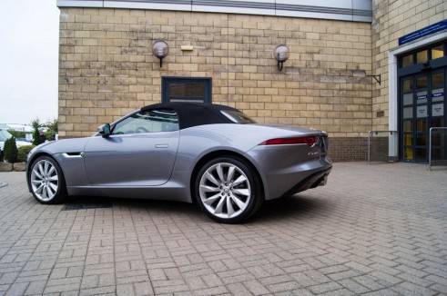 Jaguar F Type Dark Grey Side