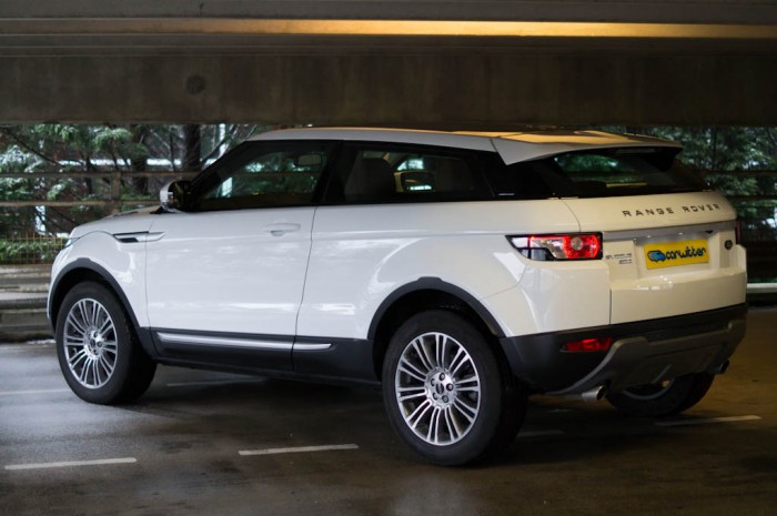 Range Rover Evoque Coupe Angle Side