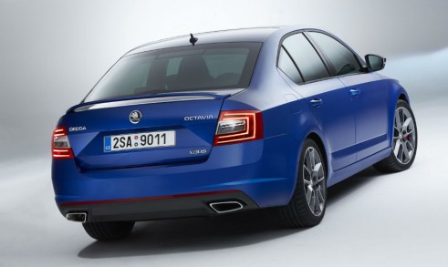 2013 Skoda Octavia vRS Rear- carwitter