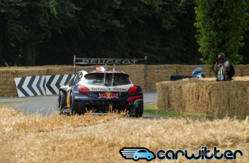 Goodwood FoS 2013 - Peugeot 208 T16 Pikes Peak Rear Close up - carwitter
