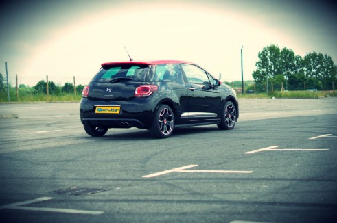 Citroen DS3 RED Review Rear Angle - carwitter