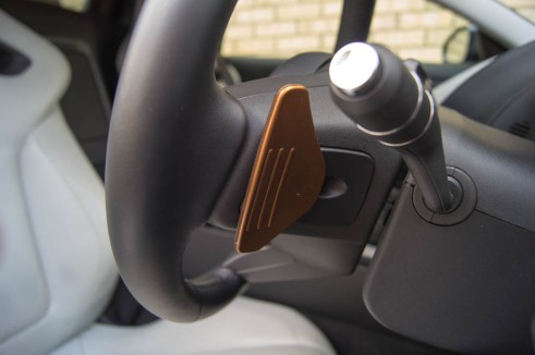 Jaguar F-Type V6 S Review Gear Paddle - carwitter