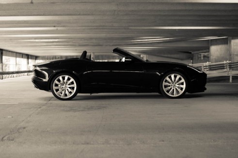 Jaguar F-Type V6 S Review Side Roof Down - carwitter
