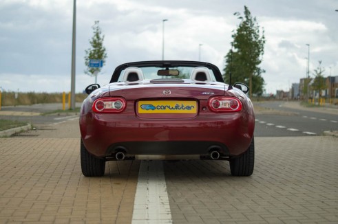 Mazda MX-5 Roadster Coupe Review - Rear - Carwitter