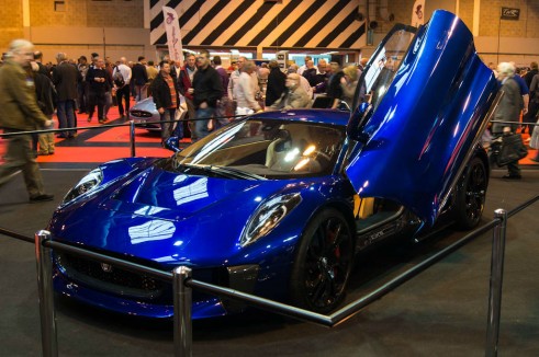 NEC Classic Car Show 2013 Review - Jaguar CX-75 Concept Front - carwitter