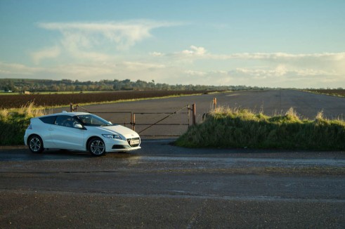 2013 Honda CRZ Review - Front Angle Scene Far - carwitter