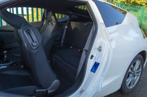 2013 Honda CRZ Review - Rear Seats - carwitter
