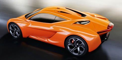 Hyundai PassoCorto Concept - Side Rear - carwitter