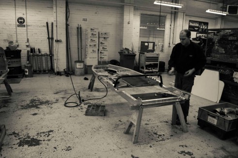 Morgan Factory Visit Tour - Chassis Bare 2 - carwitter