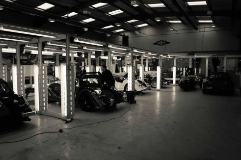 Morgan Factory Visit Tour - Inspection Bays - carwitter