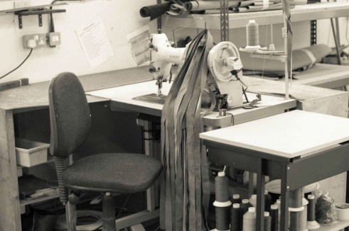 Morgan Factory Visit Tour - Leather Sewing Machine - carwitter