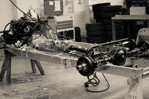 Morgan Factory Visit Tour - Plus 4 Chassis - carwitter