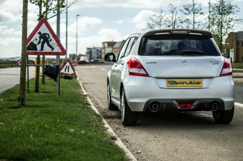 2014 Suzuki Swift Sport Review - Rear Scene - carwitter