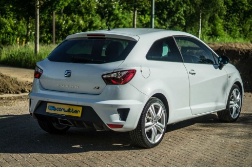2014 Seat Ibiza Cupra - Rear Angle - carwitter