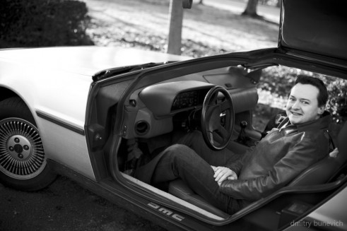 Delorean DMC 12 - Chris Hawes In Car - carwitter