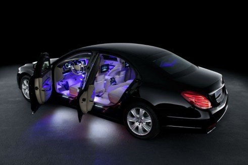Mercedes S600 Guard interior  - carwitter