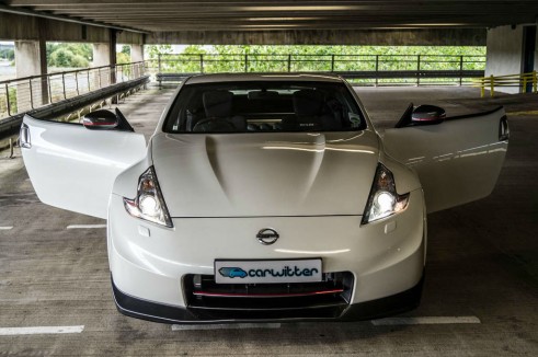 2014 Nissan 370Z NISMO Review - Front Doors Open - carwitter