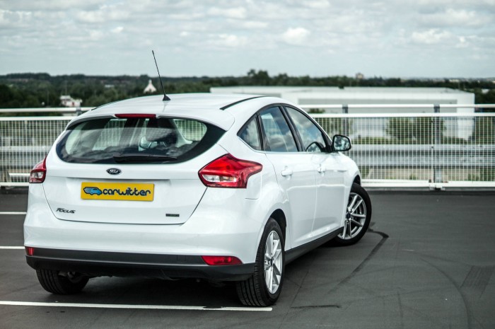 2015 Ford Focus 1 Litre EcoBoost Review - Rear Angle - carwitter