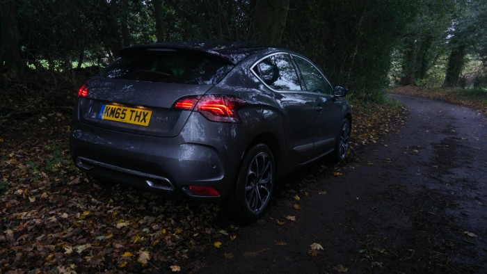 2016 DS4 180 Blue HDi Review - Rear Angle - carwitter