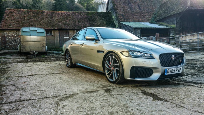 2016 Jaguar XF Review - Front Angle 2 - carwitter