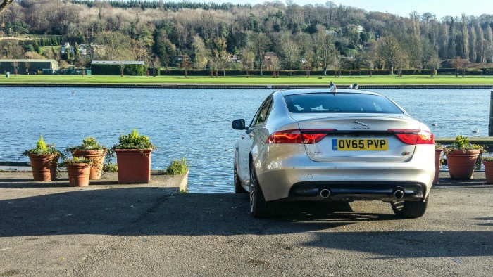 2016 Jaguar XF Review - Rear - carwitter