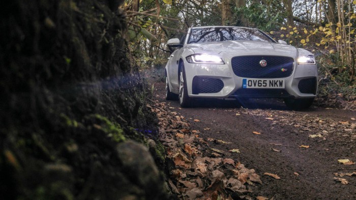 2016 Jaguar XF S Review - Front Low - carwitter