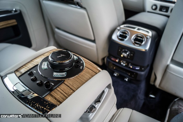 2016 Rolls Royce Ghost Series 2 Review - Rear Seat Controls - carwitter