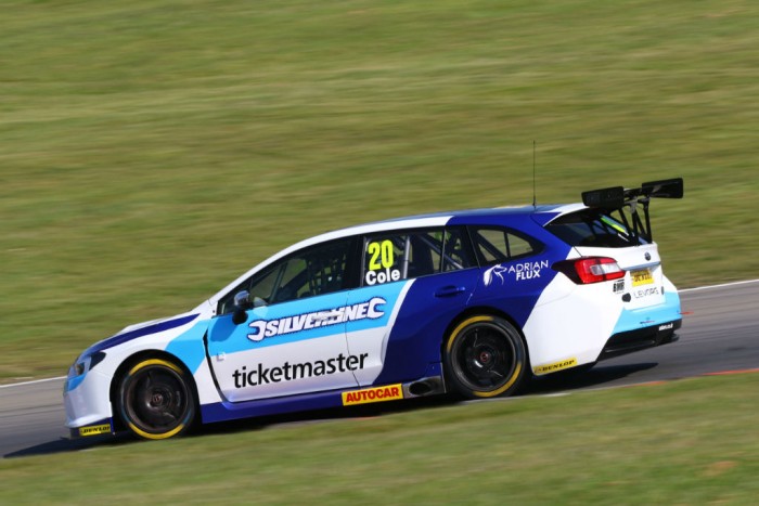 BTCC 16 Cole Subaru Brands Hatch