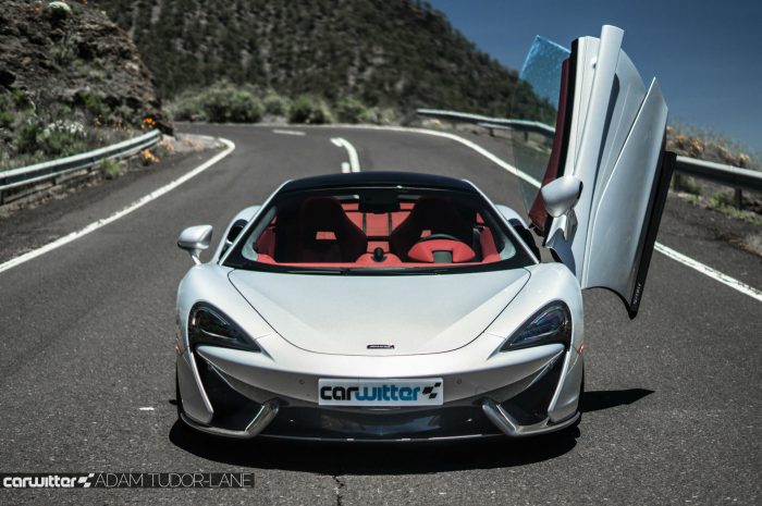 McLaren 570GT Review - Door Open Front - carwitter