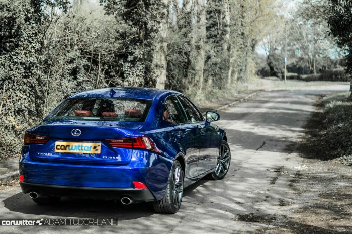 2016 Lexus is200t Review - Rear Angle Road - carwitter