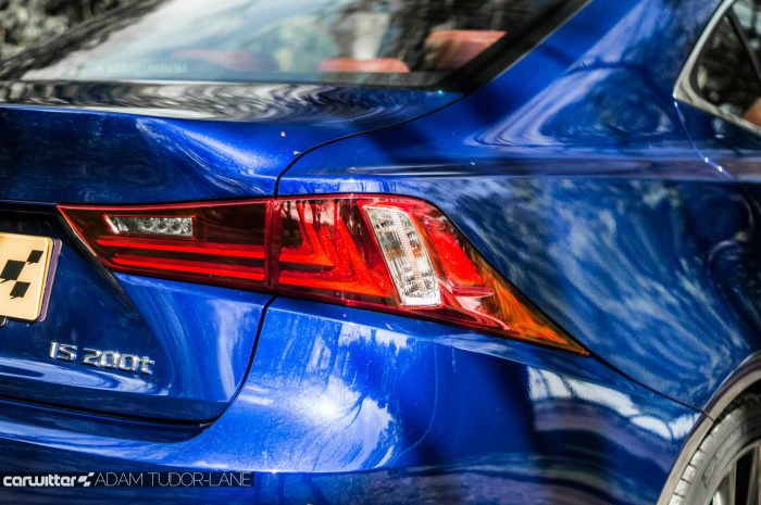 2016 Lexus is200t Review - Rear Brake Light - carwitter